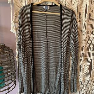 Cream & Black Cardigan